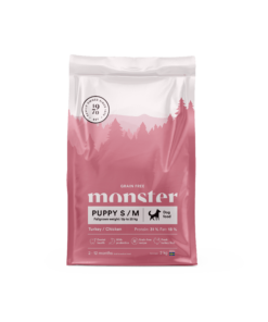 Monster Grain Free Puppy S/M Chicken/Turkey