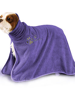 Dry Dude håndklæde LILLA Hund/Kat